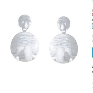 New Adami & Martucci Sterling Silver Drop Earrings